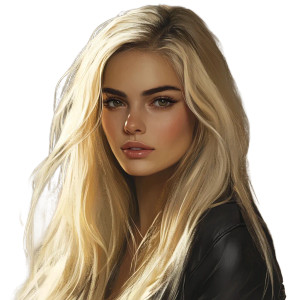 Greek Fashion Model Vinyl Car Decal Sticker – Waterproof & UV-Resistant 8"