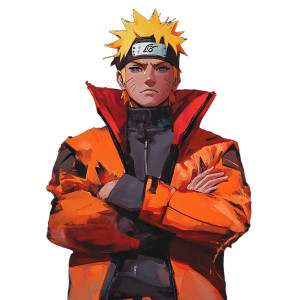 Naruto Character V3 Vinyl Car Decal Sticker – Waterproof & UV-Resistant 8"