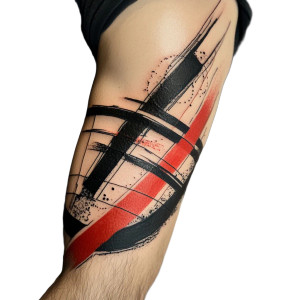 Arm Tattoo Vinyl Car Decal Sticker – Waterproof & UV-Resistant 8"