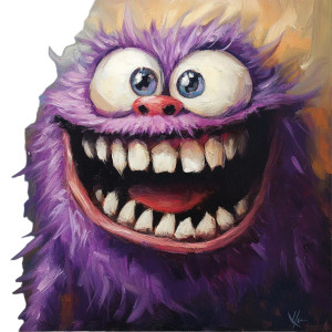 Grimace Vinyl Car Decal Sticker – Waterproof & UV-Resistant 8"