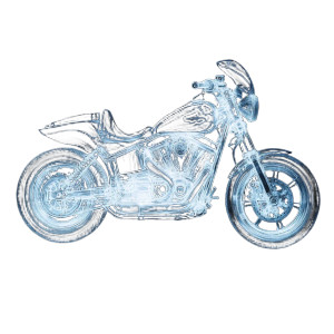 Harley Davidson X-Ray Vinyl Car Decal Sticker – Waterproof & UV-Resistant 8"