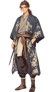 Japanese Chef Design Vinyl Car Decal Sticker – Waterproof & UV-Resistant 8"