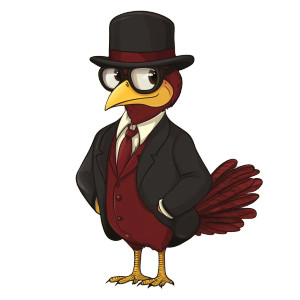 Spy Turkey Vinyl Car Decal Sticker – Waterproof & UV-Resistant 8"