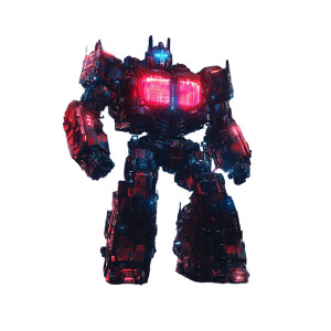 Cyberpunk Optimus Prime Vinyl Car Decal Sticker – Waterproof & UV-Resistant 8"