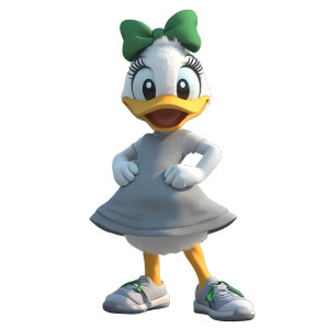 Daisy Duck Kolkata Vinyl Car Decal Sticker – Waterproof & UV-Resistant 8"