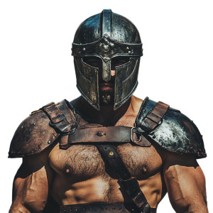 Gladiator Warrior V5 Vinyl Car Decal Sticker – Waterproof & UV-Resistant 8"