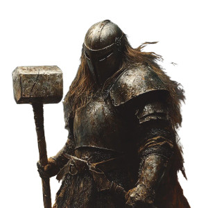 Armoured Knight Vinyl Car Decal Sticker – Waterproof & UV-Resistant 8"