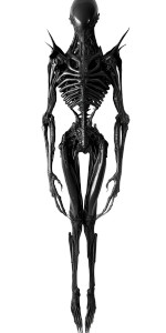 Interstellar Biomechanical Queen Vinyl Car Decal Sticker – Waterproof & UV-Resistant 8"