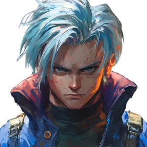 Future Trunks Vinyl Car Decal Sticker – Waterproof & UV-Resistant 8"