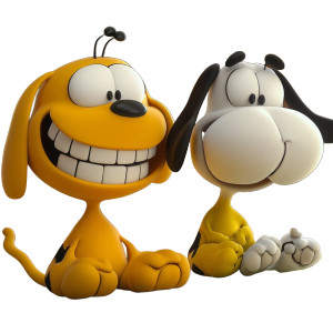 Cartoon Characters Fun Vinyl Car Decal Sticker – Waterproof & UV-Resistant 8"