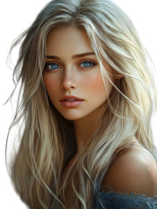 Blonde Blue-Eyed Woman Vinyl Car Decal Sticker – Waterproof & UV-Resistant 8" Blonde Blue-Eyed Woman Vinyl Car Decal Sticker – Waterproof & UV-Resistant 8"