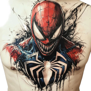 Spider-Man Vs Venom Vinyl Car Decal Sticker – Waterproof & UV-Resistant 8"