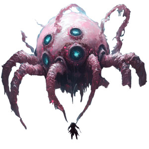 Giant Scary Eye Creature Vinyl Car Decal Sticker – Waterproof & UV-Resistant 8"