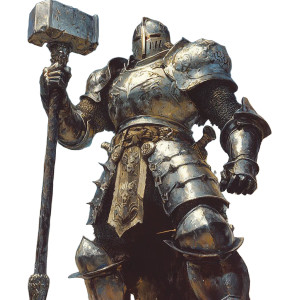 Noble Paladin V2 Vinyl Car Decal Sticker – Waterproof & UV-Resistant 8"