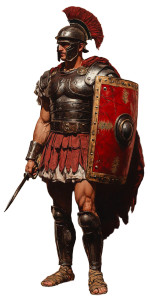 Roman Legionary V5 Vinyl Car Decal Sticker – Waterproof & UV-Resistant 8"