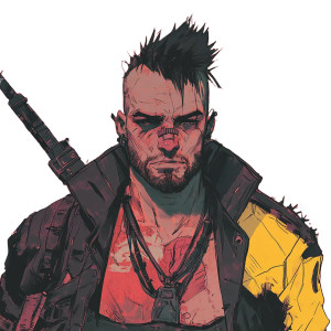 Cyberpunk Mercenary Portrait Vinyl Car Decal Sticker – Waterproof & UV-Resistant 8" Cyberpunk Mercenary Portrait Vinyl Car Decal Sticker – Waterproof & UV-Resistant 8"