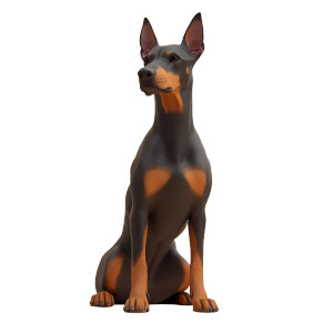 3D Doberman Vinyl Car Decal Sticker – Waterproof & UV-Resistant 8" 3D Doberman Vinyl Car Decal Sticker – Waterproof & UV-Resistant 8"