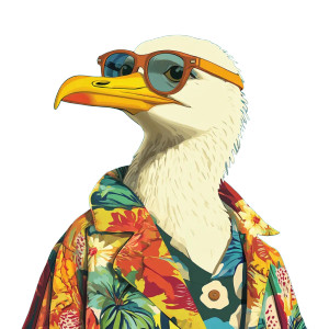 1980S Seagull Vinyl Car Decal Sticker – Waterproof & UV-Resistant 8"