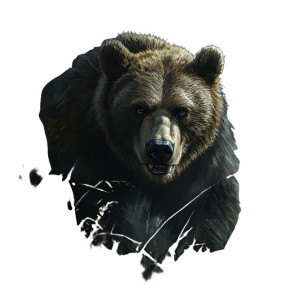 Scary Bear Vinyl Car Decal Sticker – Waterproof & UV-Resistant 8" Scary Bear Vinyl Car Decal Sticker – Waterproof & UV-Resistant 8"
