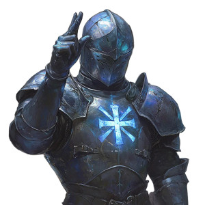 Armored Knight V25 Vinyl Car Decal Sticker – Waterproof & UV-Resistant 8"