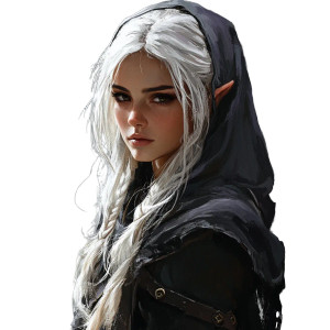 Half-Elf Sorcerer V2 Vinyl Car Decal Sticker – Waterproof & UV-Resistant 8"