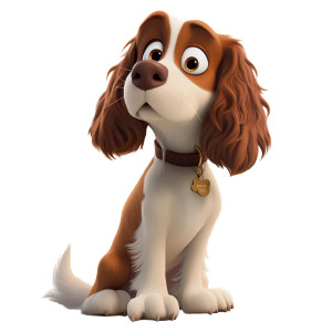 Pixar Spaniel Vinyl Car Decal Sticker – Waterproof & UV-Resistant 8" Pixar Spaniel Vinyl Car Decal Sticker – Waterproof & UV-Resistant 8"