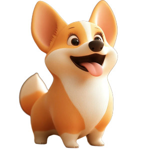 Happy Cute Corgi Vinyl Car Decal Sticker – Waterproof & UV-Resistant 8" Happy Cute Corgi Vinyl Car Decal Sticker – Waterproof & UV-Resistant 8"