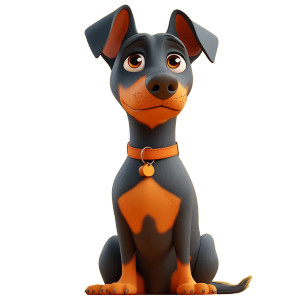 Doberman Pinscher Vinyl Car Decal Sticker – Waterproof & UV-Resistant 8" Doberman Pinscher Vinyl Car Decal Sticker – Waterproof & UV-Resistant 8"