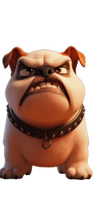 Angry Pixar Bulldog Vinyl Car Decal Sticker – Waterproof & UV-Resistant 8" Angry Pixar Bulldog Vinyl Car Decal Sticker – Waterproof & UV-Resistant 8"