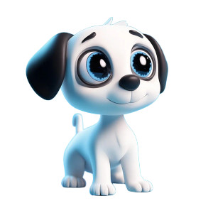 Cute Googly Eye Dog Vinyl Car Decal Sticker – Waterproof & UV-Resistant 8"