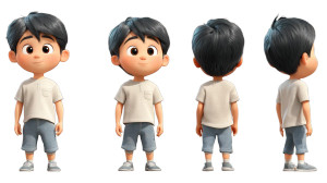 Pixar Asian Boy Vinyl Car Decal Sticker – Waterproof & UV-Resistant 8" Pixar Asian Boy Vinyl Car Decal Sticker – Waterproof & UV-Resistant 8"