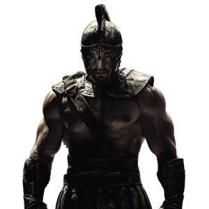Gladiator Helmet V3 Vinyl Car Decal Sticker – Waterproof & UV-Resistant 8"