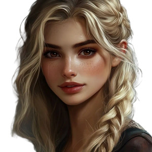 Blonde Dnd Woman Vinyl Car Decal Sticker – Waterproof & UV-Resistant 8"