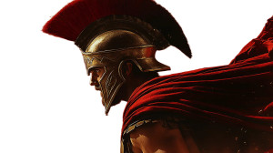 Ancient Greek Warrior V28 Vinyl Car Decal Sticker – Waterproof & UV-Resistant 8"