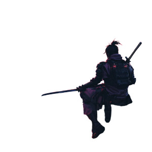 Cyberpunk Samurai V24 Vinyl Car Decal Sticker – Waterproof & UV-Resistant 8"