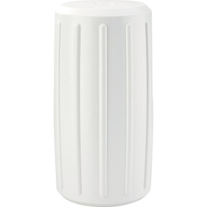 Attwood Marine SoftSide Round Corner Dock Guard | 15" Height | White Polymeric | Easy on Hulls Attwood Marine SoftSide Round Corner Dock Guard | 15" Height | White Polymeric | Easy on Hulls