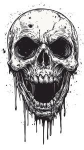 Eldrich Horror Sticker Vinyl Car Decal Sticker – Waterproof & UV-Resistant 8"