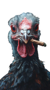 Stoner Turkey Portrait Vinyl Car Decal Sticker – Waterproof & UV-Resistant 8"