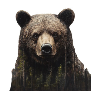 Bear V20 Vinyl Car Decal Sticker – Waterproof & UV-Resistant 8"