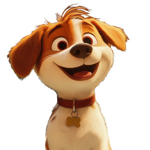 Pixar Dog Poster Vinyl Car Decal Sticker – Waterproof & UV-Resistant 8"