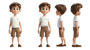 3D Boy Character Vinyl Car Decal Sticker – Waterproof & UV-Resistant 8" 3D Boy Character Vinyl Car Decal Sticker – Waterproof & UV-Resistant 8"