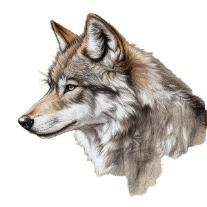 Wolf Sketch Vinyl Car Decal Sticker – Waterproof & UV-Resistant 8" Wolf Sketch Vinyl Car Decal Sticker – Waterproof & UV-Resistant 8"