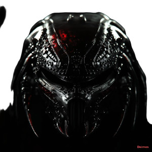 Deimos Predator Mask Vinyl Car Decal Sticker – Waterproof & UV-Resistant 8"