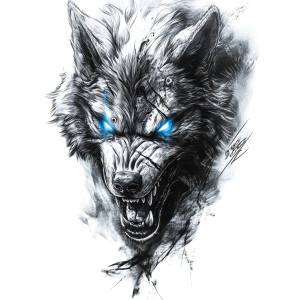 Fenrir Tattoo Design V4 Vinyl Car Decal Sticker – Waterproof & UV-Resistant 8" Fenrir Tattoo Design V4 Vinyl Car Decal Sticker – Waterproof & UV-Resistant 8"