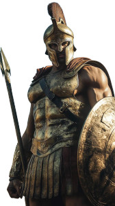 King Leonidas Statue Vinyl Car Decal Sticker – Waterproof & UV-Resistant 8"