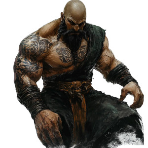 Goliath Monk V2 Vinyl Car Decal Sticker – Waterproof & UV-Resistant 8"