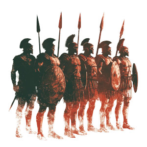 Spartan Warriors Silhouettes Vinyl Car Decal Sticker – Waterproof & UV-Resistant 8" Spartan Warriors Silhouettes Vinyl Car Decal Sticker – Waterproof & UV-Resistant 8"