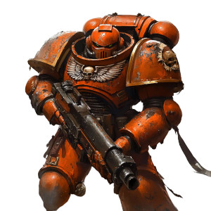 Chaos Space Marine V6 Vinyl Car Decal Sticker – Waterproof & UV-Resistant 8"