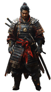 Fantasy Nobunaga Warlord Vinyl Car Decal Sticker – Waterproof & UV-Resistant 8"