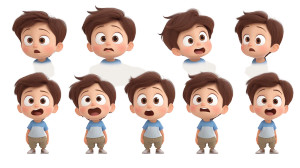 Cute Toddler Character Vinyl Car Decal Sticker – Waterproof & UV-Resistant 8" Cute Toddler Character Vinyl Car Decal Sticker – Waterproof & UV-Resistant 8"